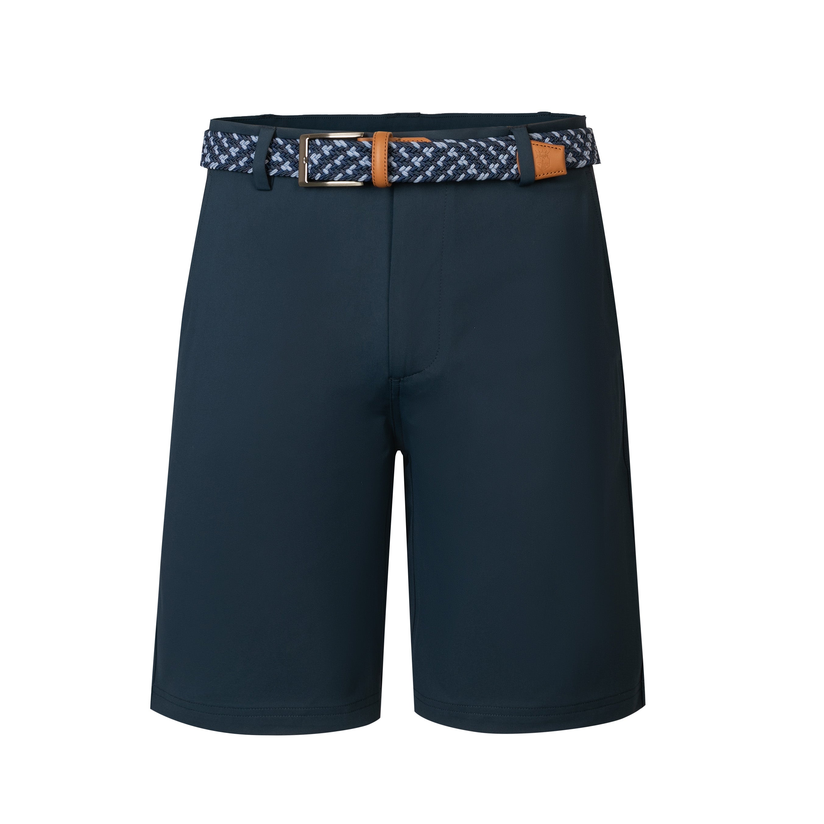 The Never Settle Short - Navy Blue Golf Shorts Men | Golf Apparel