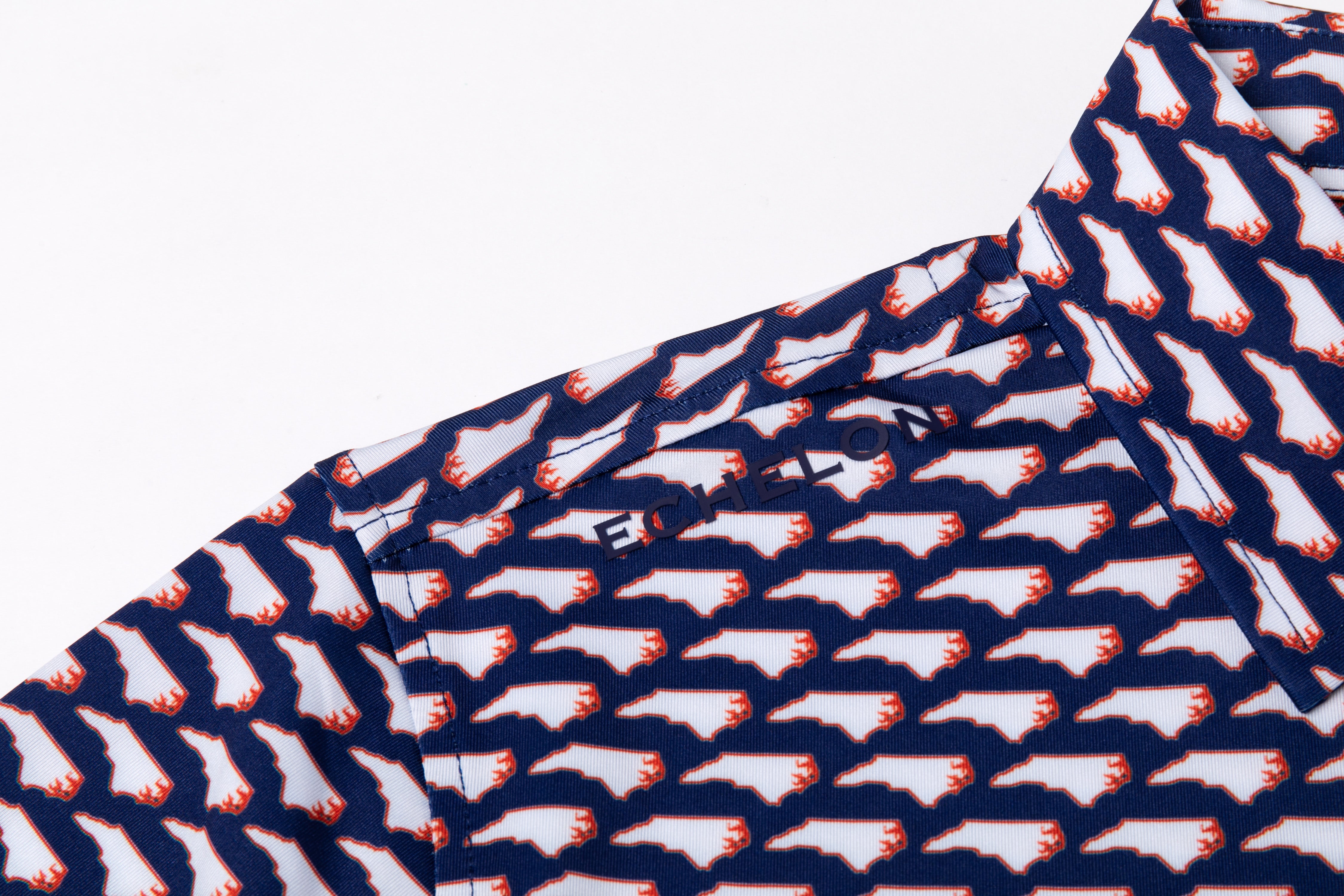 The NC Patriot – Men’s North Carolina State Pattern Golf Polo