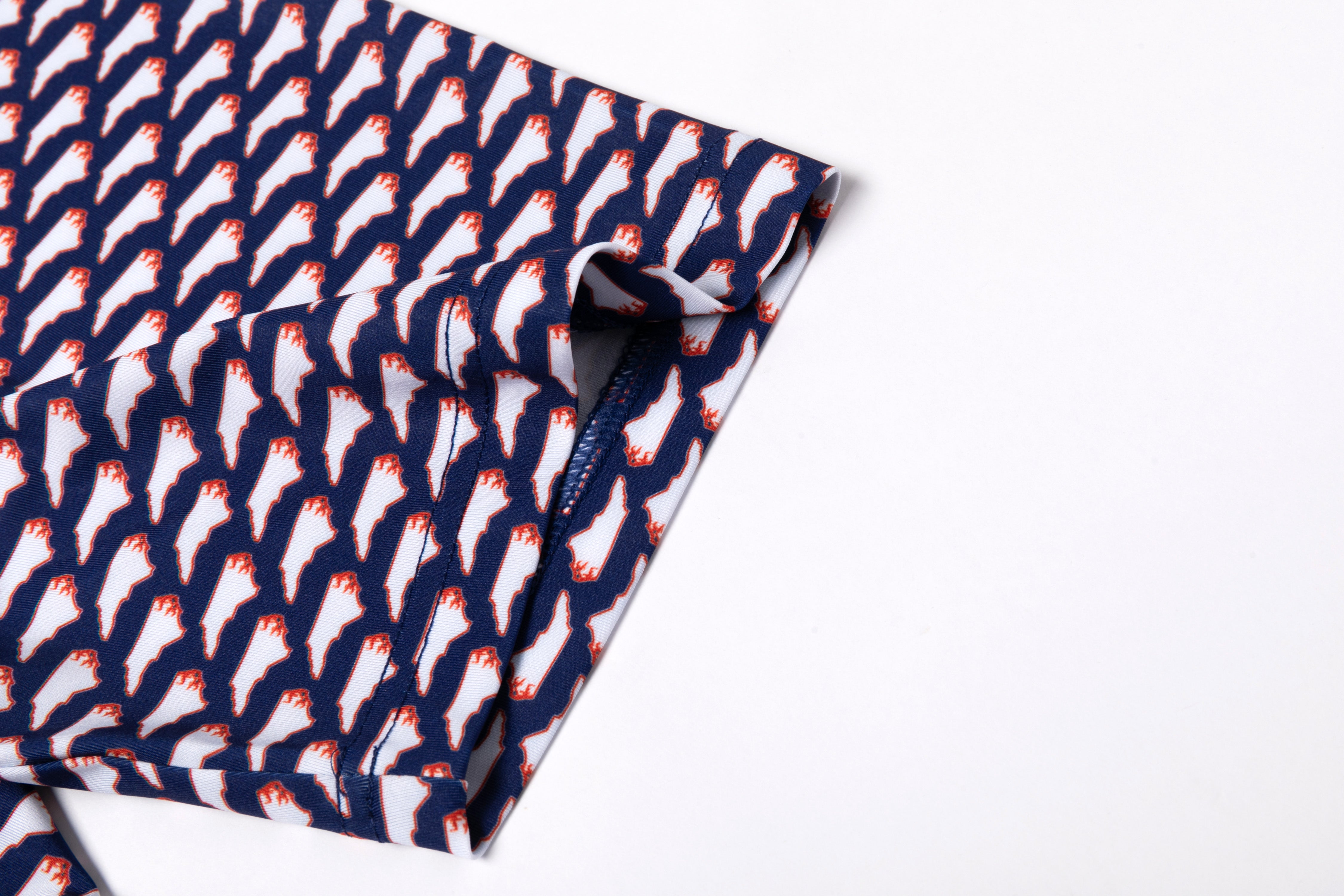 The NC Patriot – Men’s North Carolina State Pattern Golf Polo