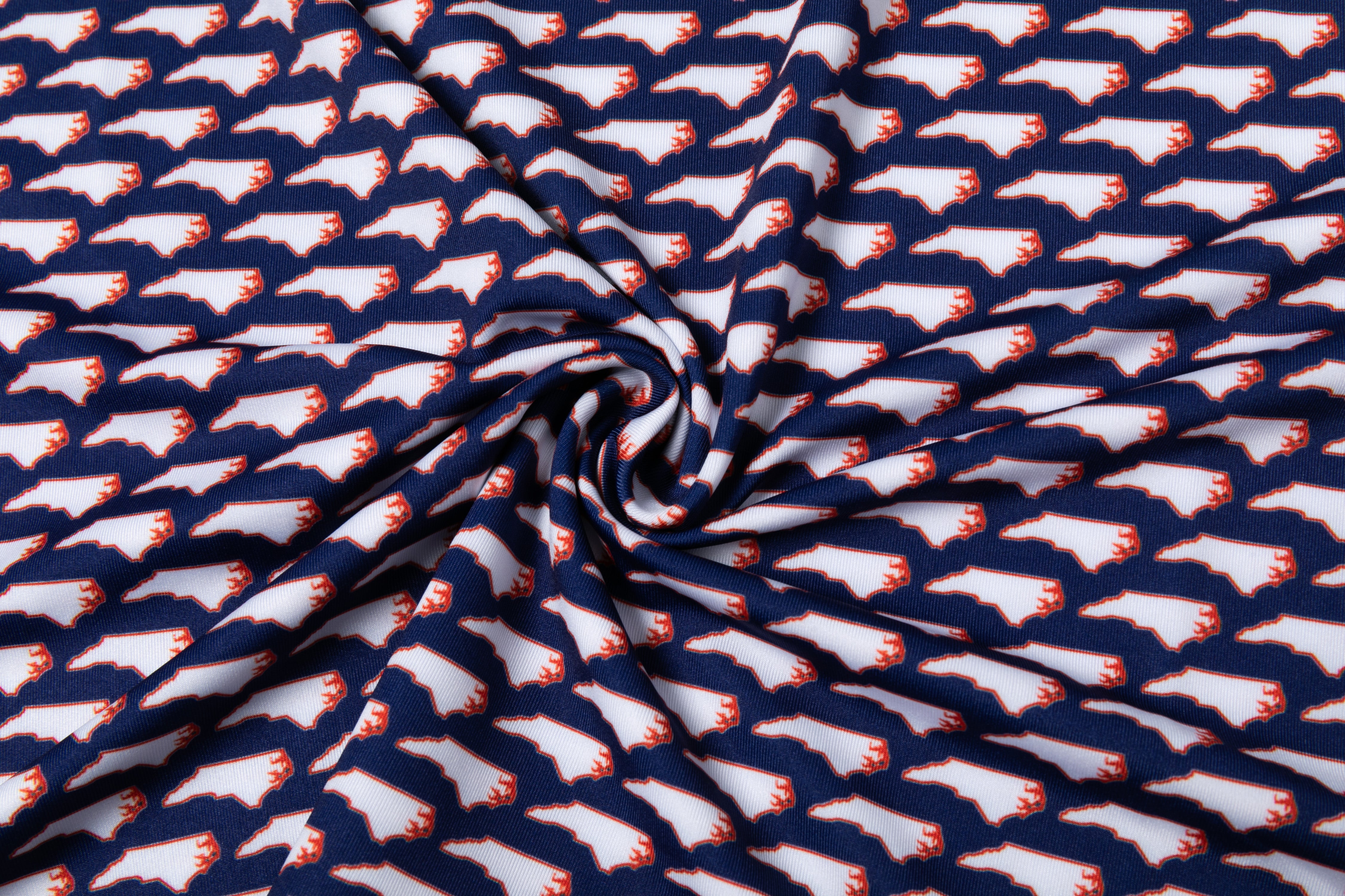 The NC Patriot – Men’s North Carolina State Pattern Golf Polo