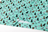 First In Show – Men’s Golf Polo with Labrador Retriever Print