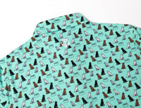 First In Show – Men’s Golf Polo with Labrador Retriever Print