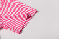 The Catalyst – Men’s Pink & White Striped Golf Polo