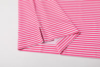 The Catalyst – Men’s Pink & White Striped Golf Polo