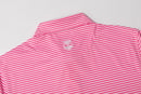 The Catalyst – Men’s Pink & White Striped Golf Polo