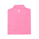 The Catalyst – Men’s Pink & White Striped Golf Polo