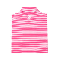 The Catalyst – Men’s Pink & White Striped Golf Polo