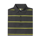 Don’t Do Average – Men’s Grey & Yellow Performance Golf Polo