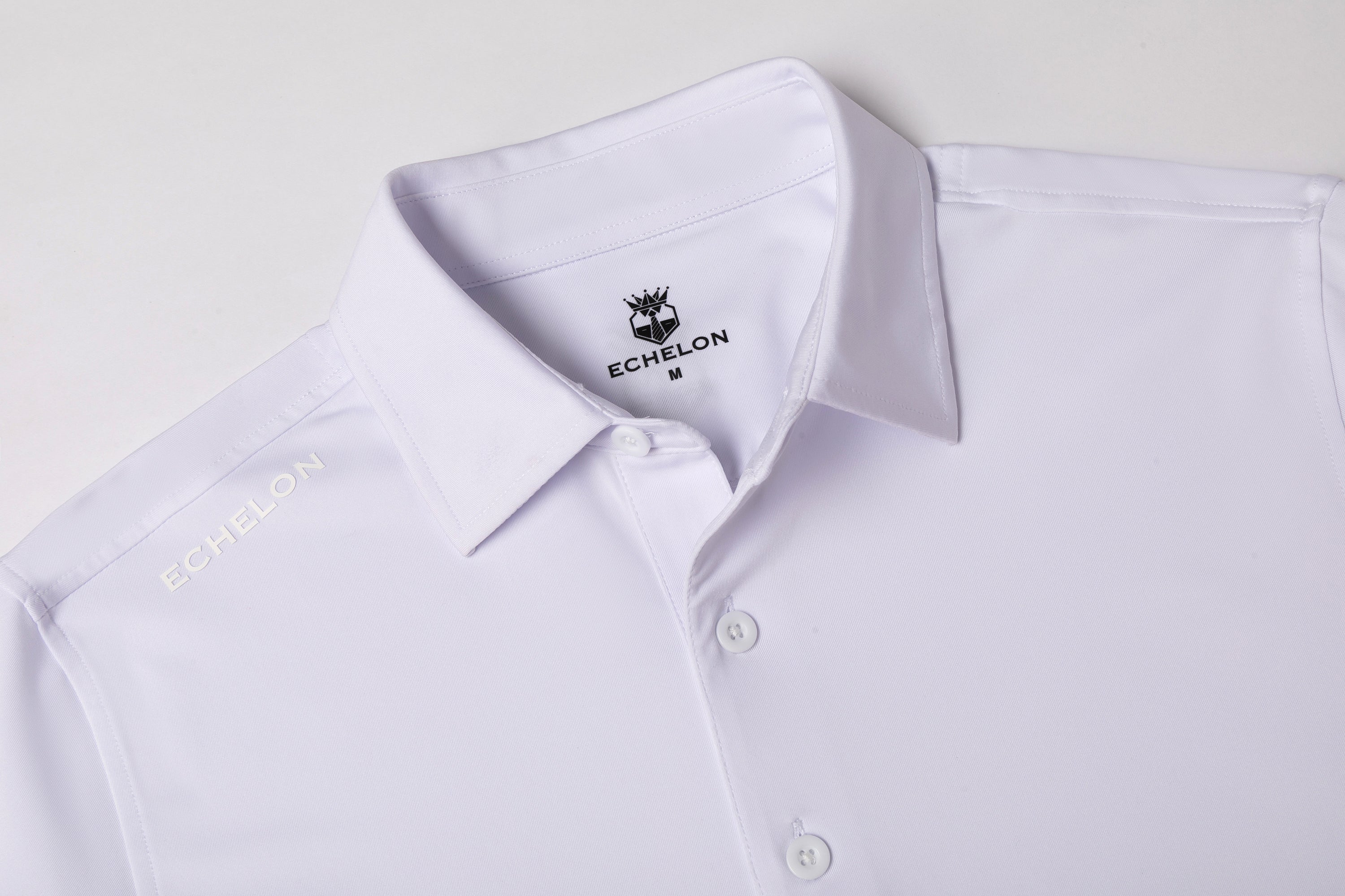 The Summit – Men’s White Performance Golf Polo