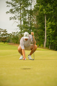 The Lost Shaker – Men’s Performance Print Golf Polo