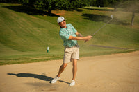 First In Show – Men’s Golf Polo with Labrador Retriever Print