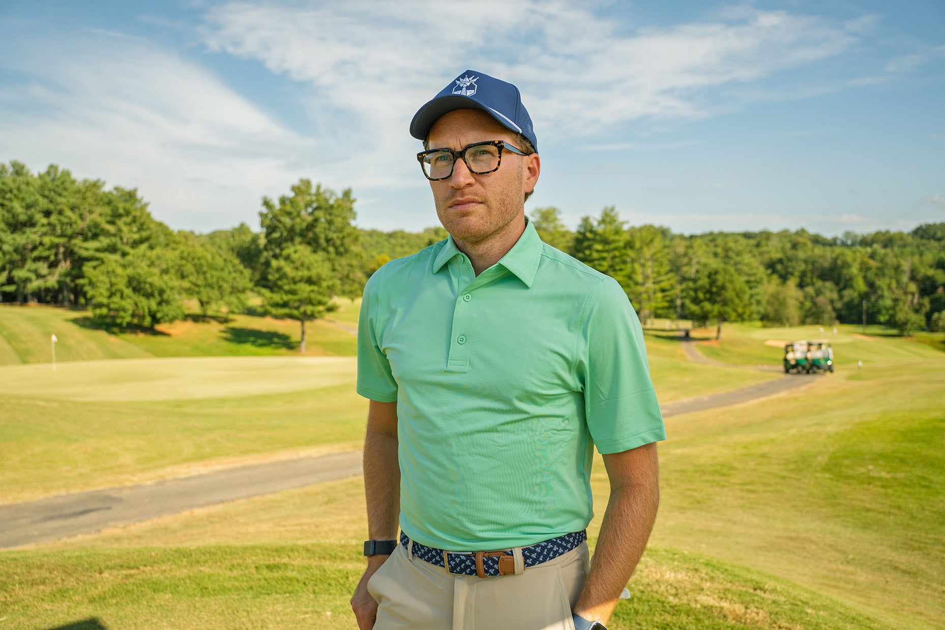 Mint Condition – Men’s Mint Green Performance Golf Polo