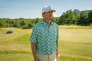 First In Show – Men’s Golf Polo with Labrador Retriever Print