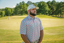 The Lost Shaker – Men’s Performance Print Golf Polo