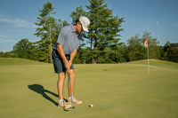 The Never Settle Short – Men’s Navy Performance Golf Shorts