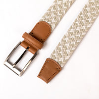 The Pin Seeker - Woven Golf Belt in Khaki