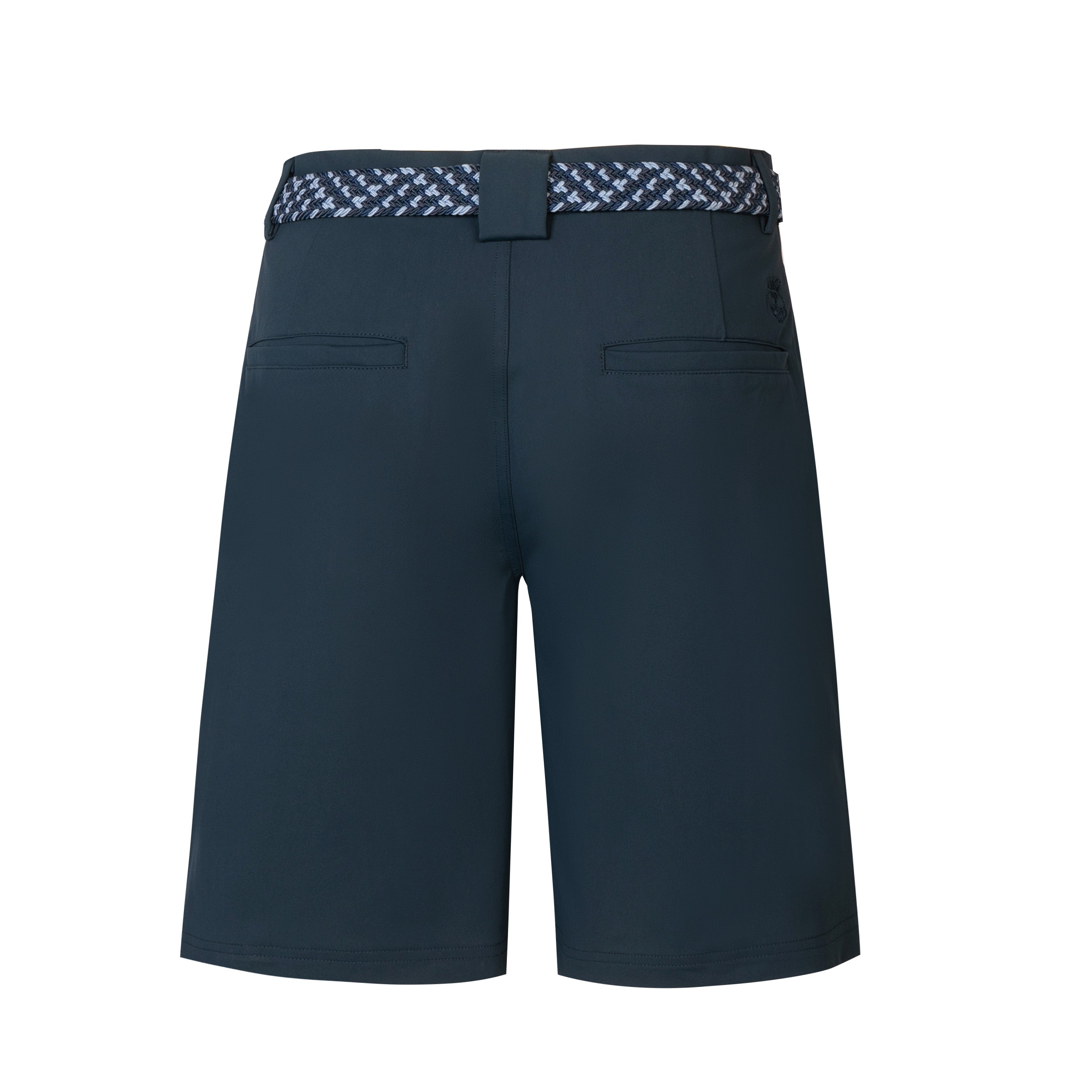 The Never Settle Short - Navy Blue Golf Shorts Men | Golf Apparel