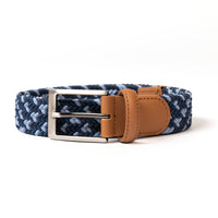 The Pin Seeker - Woven Golf Belt in Navy