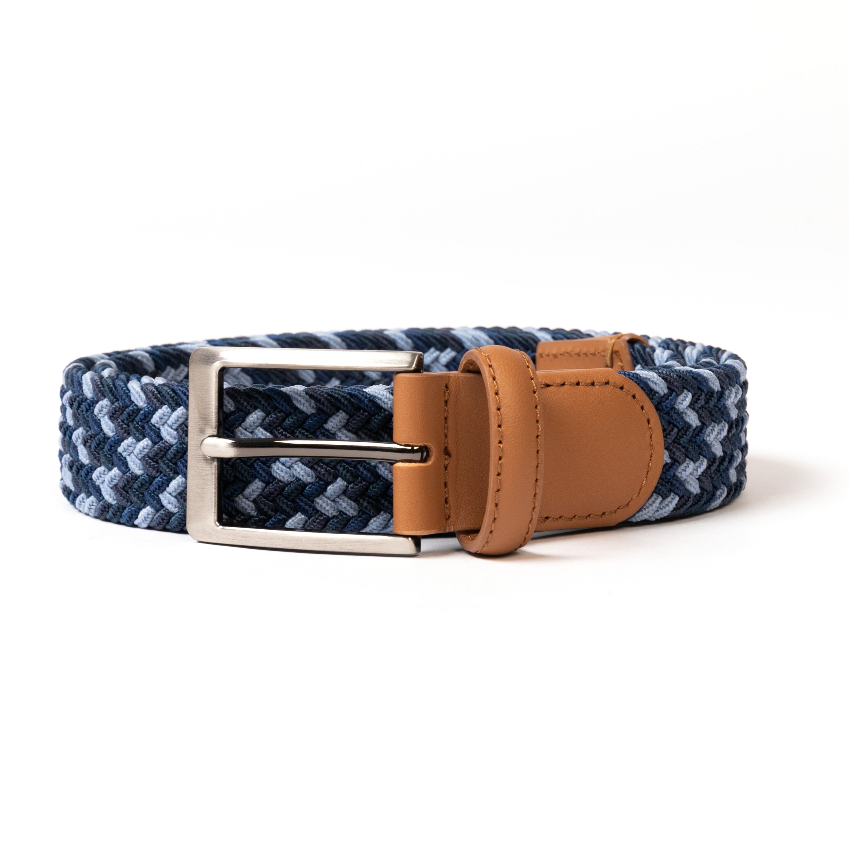 The Pin Seeker - Woven Golf Belt in Navy