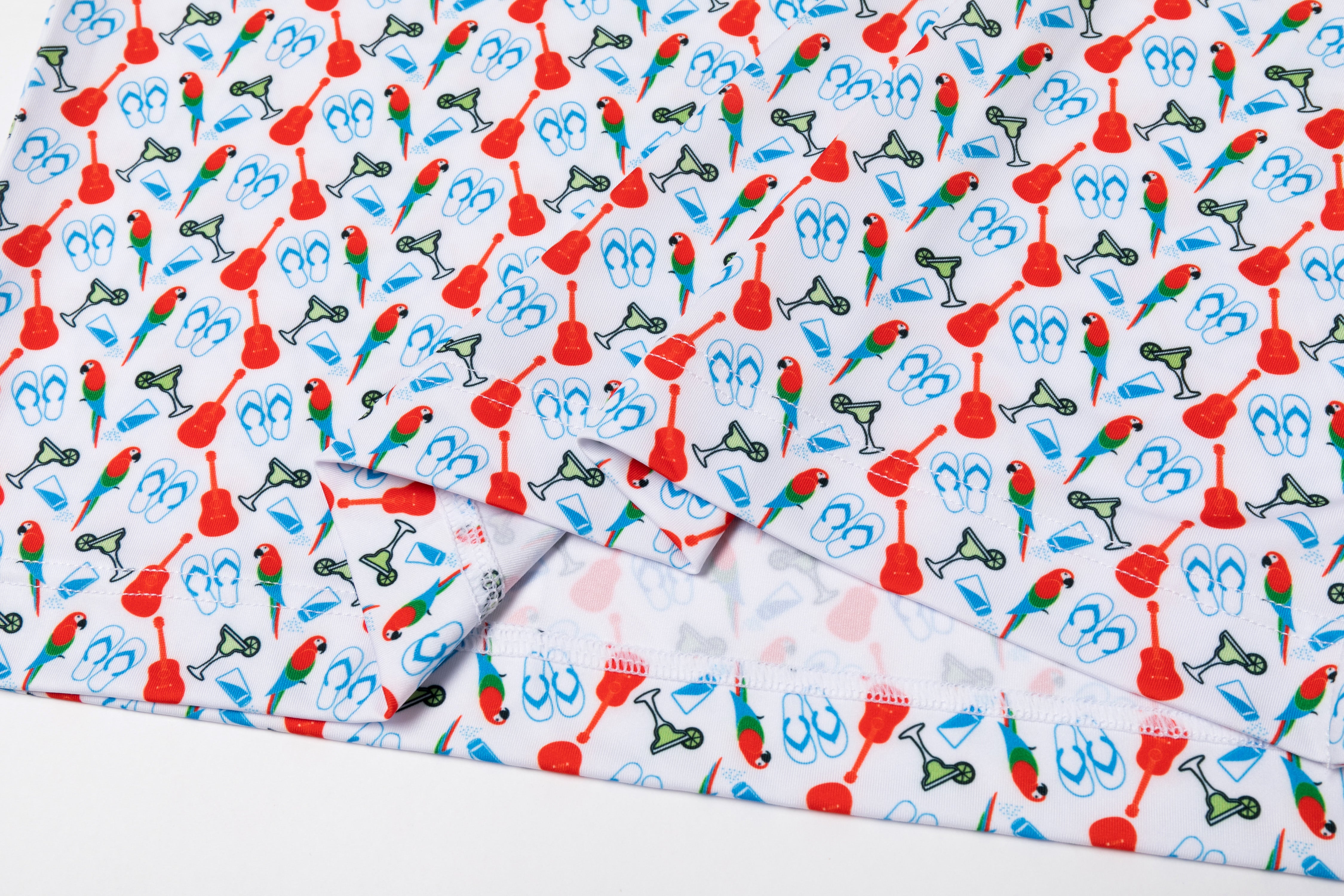 The Lost Shaker – Men’s Performance Print Golf Polo