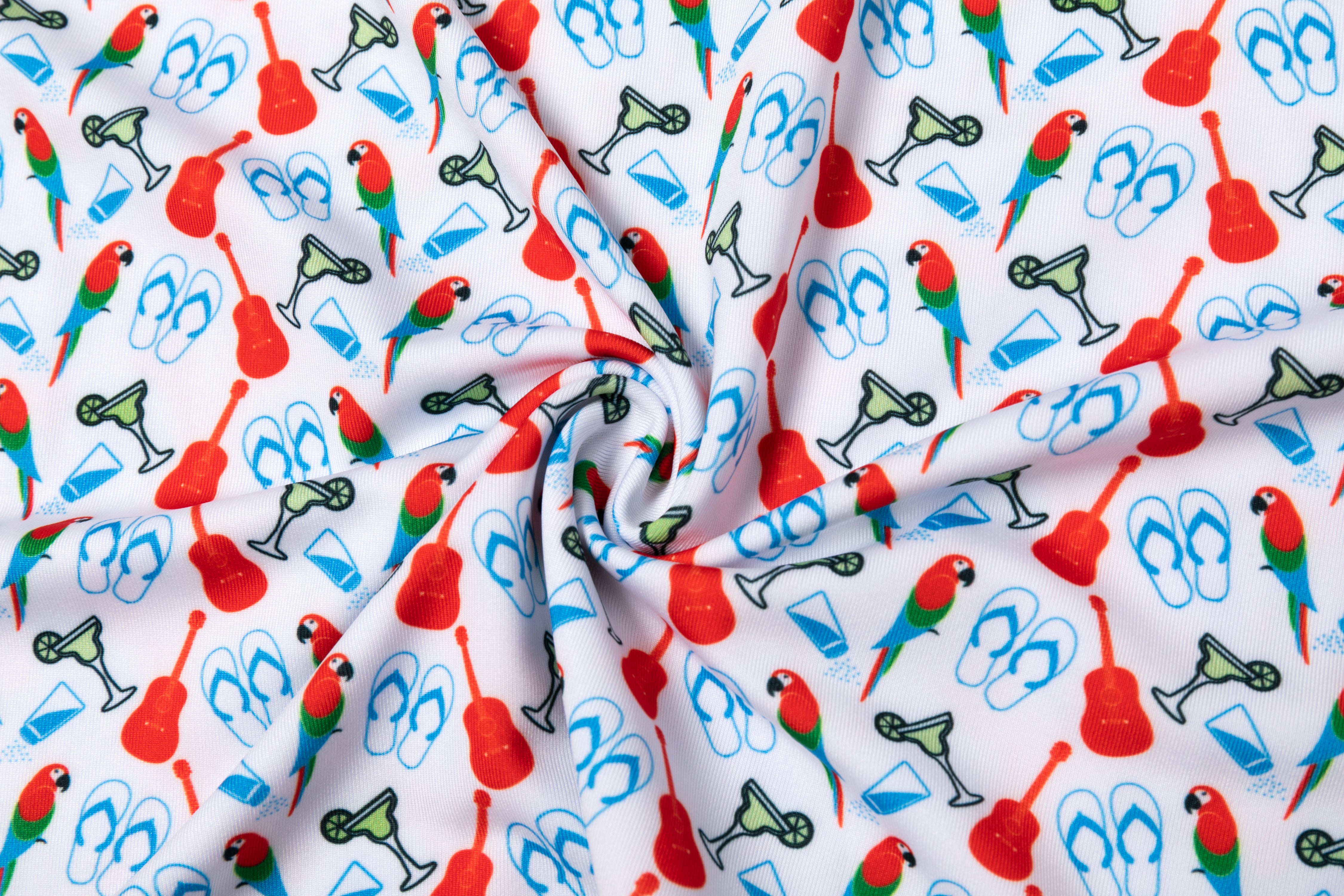 The Lost Shaker – Men’s Performance Print Golf Polo