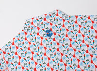 The Lost Shaker – Men’s Performance Print Golf Polo